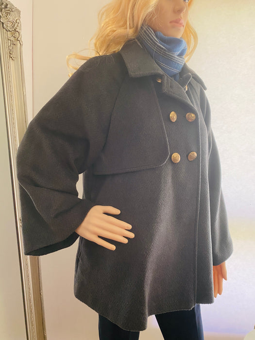 Grace Gallery Peacoat with Brass Buttons