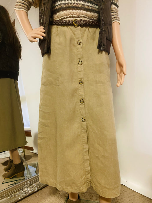 Rhythm Linen Long Skirt