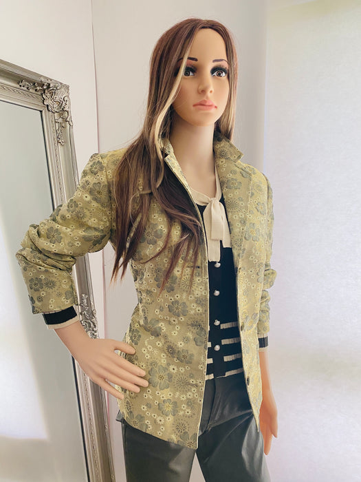 DressCo. Green Metallic Brocade Blazer