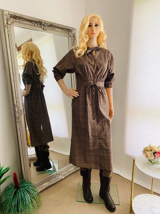 Luna Luna Chequered Long Dress