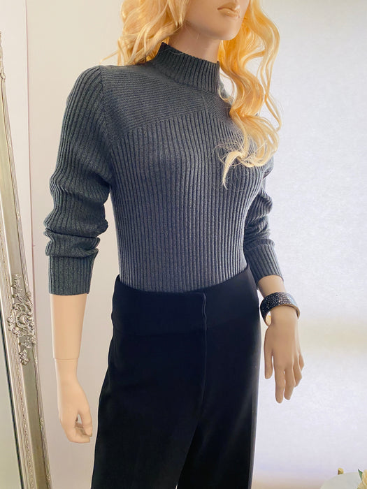 Caroline Morgan Grey Knitted Top