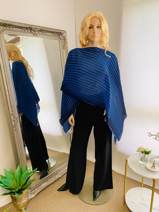 Carla Zampati Electric Pleats Poncho