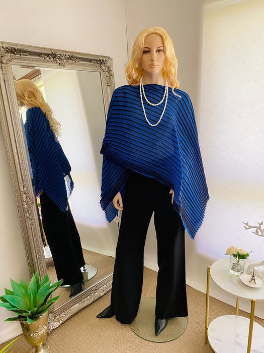 Carla Zampati Electric Pleats Poncho