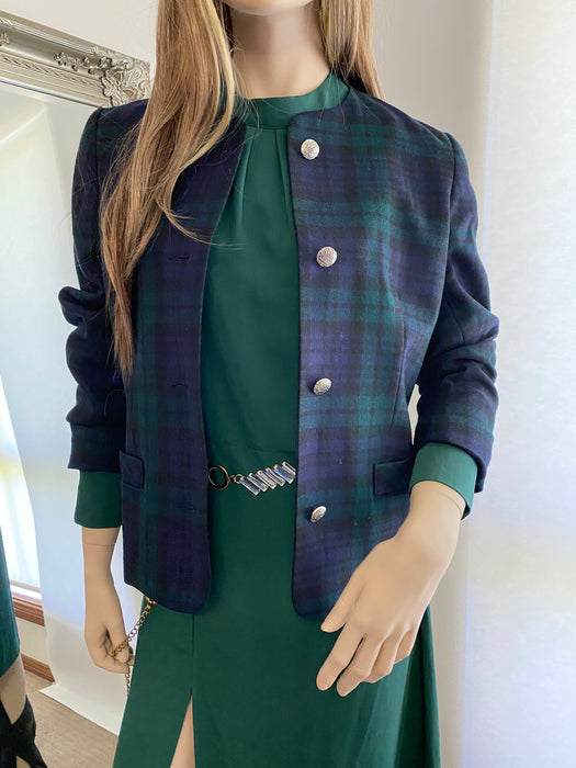 Edinburgh Plaid Design Blazer