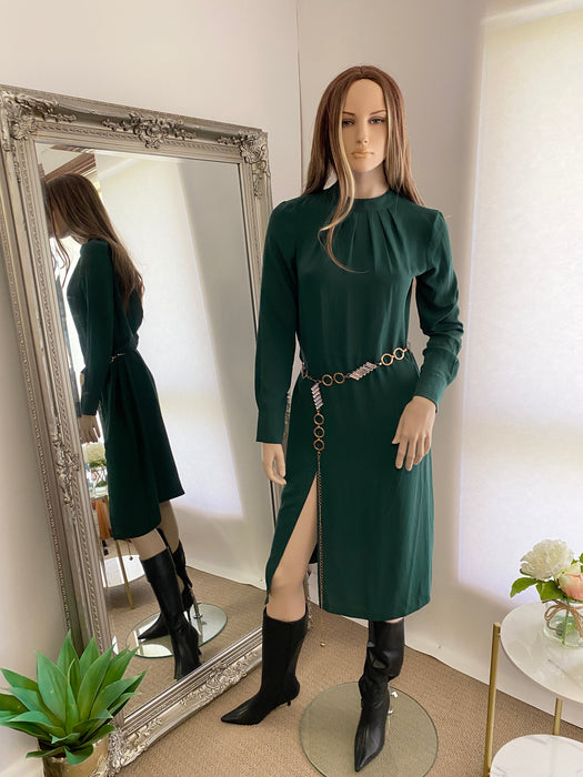 H&M Pine Green Long Dress