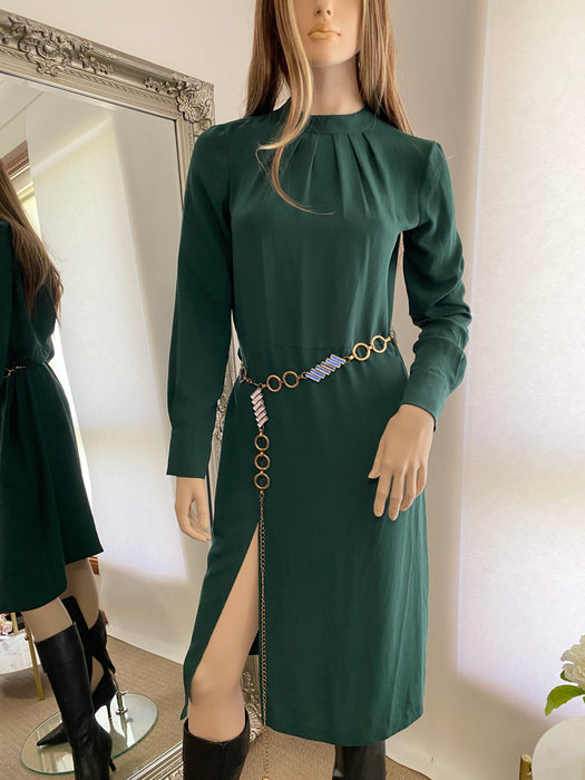 H&M Pine Green Long Dress