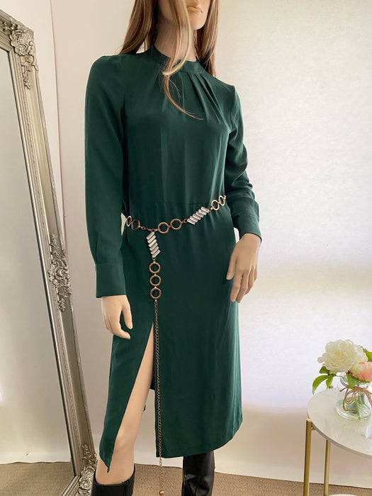 H&M Pine Green Long Dress