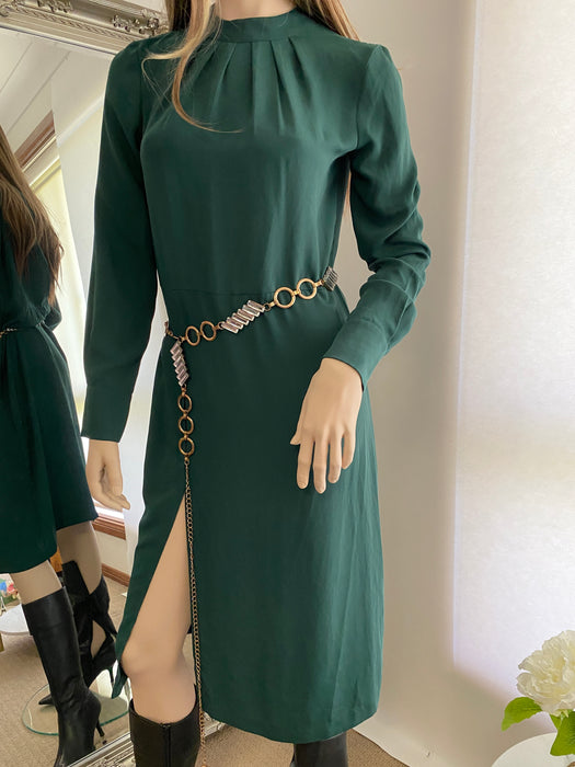 H&M Pine Green Long Dress