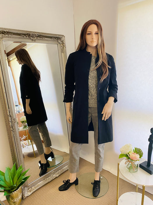 DKNY Black Overcoat