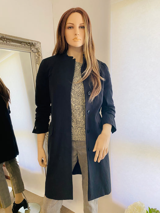 DKNY Black Overcoat