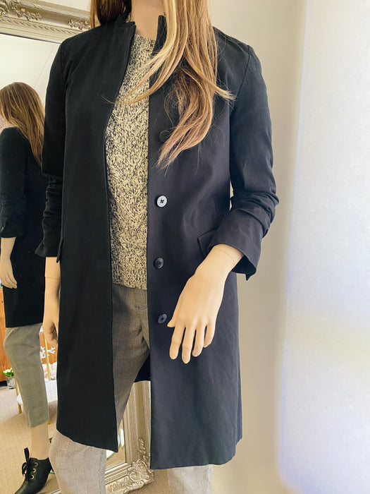 DKNY Black Overcoat