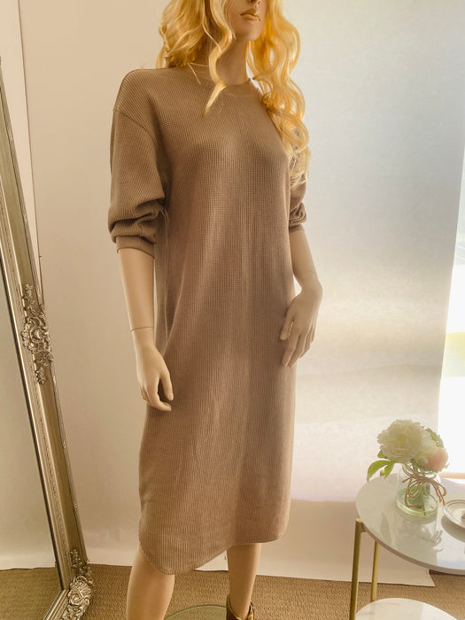 Uniqlo Khaki Knitted Dress