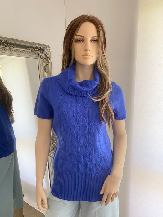 Marco Polo Azure Knitted Top