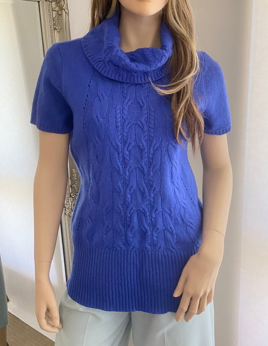 Marco Polo Azure Knitted Top