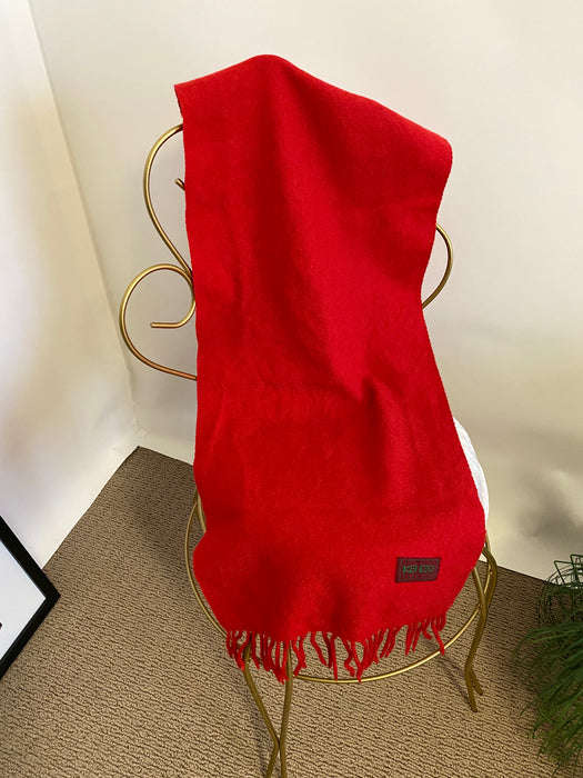 Kenzo Paris Scarlet Red Scarf